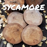 *SIGNATURE RANGE* Set of 4 Spalted Grain Natural Wooden Coasters