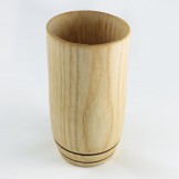 Handcrafted Ash 2 Hoop Whisky Tumbler