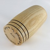 Handcrafted Ash 3 Hoop Whisky Tumbler