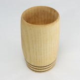Handcrafted Ash 3 Hoop Whisky Tumbler