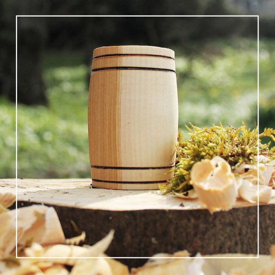 Handcrafted Willow Barrel Whisky Tumbler
